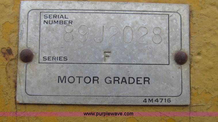 image for item G2222 1973 Caterpillar 112F motor grader