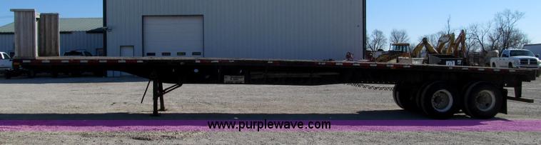image for item G2237 1996 Transcraft TL2000 Super Beam flatbed trailer