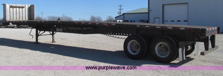 image for item G2237 1996 Transcraft TL2000 Super Beam flatbed trailer