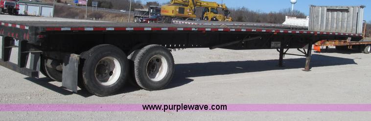 image for item G2237 1996 Transcraft TL2000 Super Beam flatbed trailer