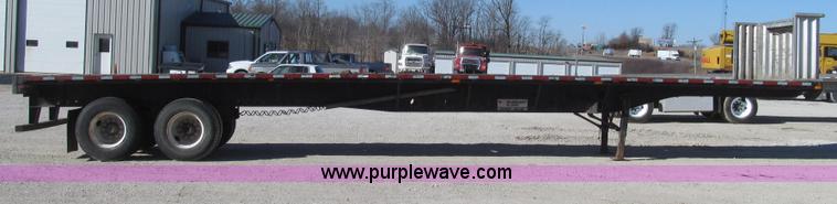 image for item G2237 1996 Transcraft TL2000 Super Beam flatbed trailer