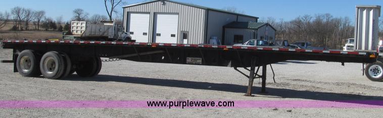 image for item G2237 1996 Transcraft TL2000 Super Beam flatbed trailer