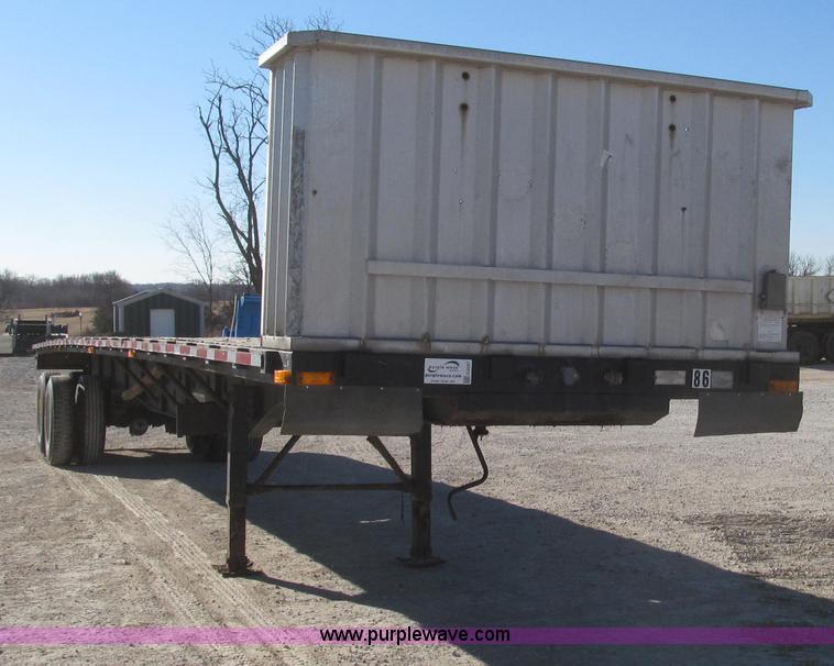 image for item G2237 1996 Transcraft TL2000 Super Beam flatbed trailer