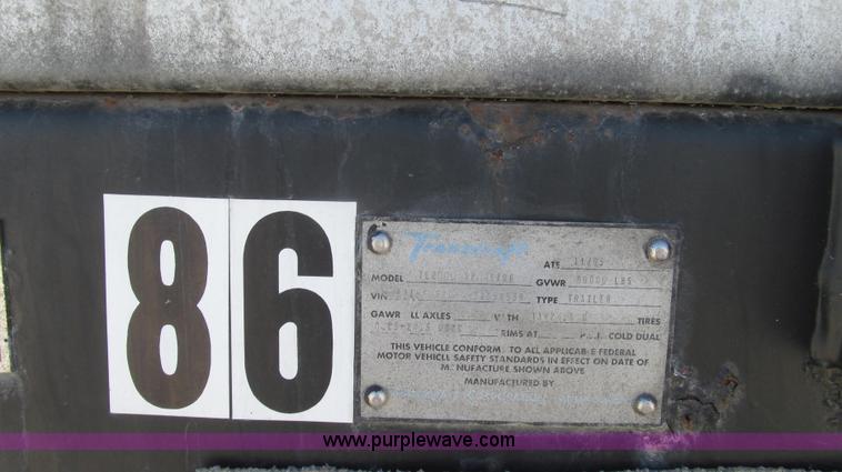 image for item G2237 1996 Transcraft TL2000 Super Beam flatbed trailer