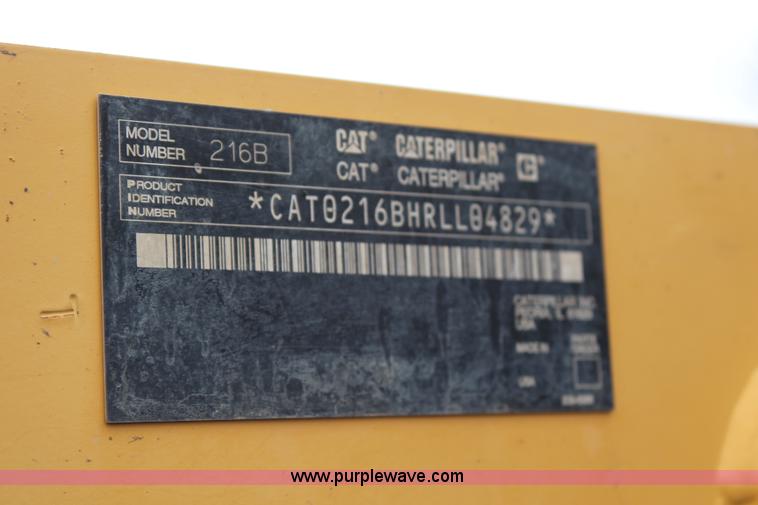 image for item H1393 2006 Caterpillar 216B track skid steer