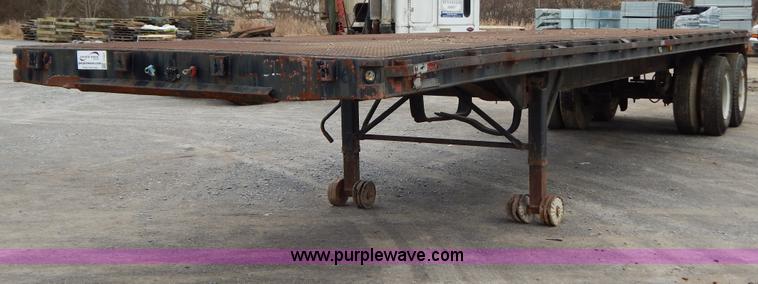 image for item I1221 1965 Trailmobile flatbed trailer