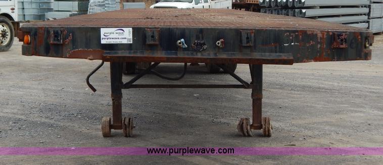 image for item I1221 1965 Trailmobile flatbed trailer