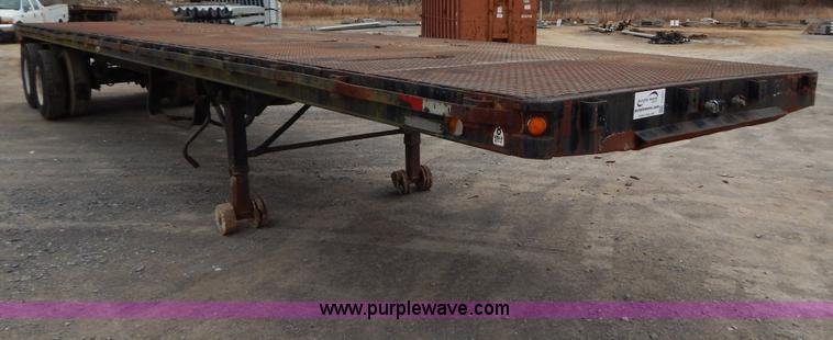 image for item I1221 1965 Trailmobile flatbed trailer