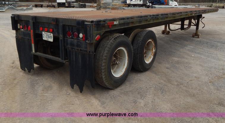 image for item I1221 1965 Trailmobile flatbed trailer