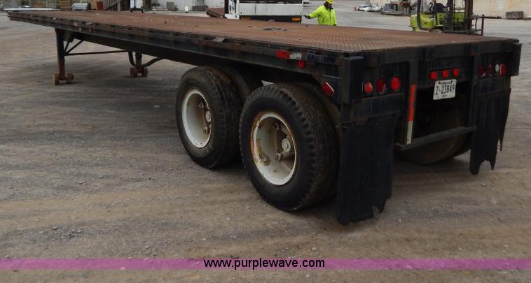 image for item I1221 1965 Trailmobile flatbed trailer