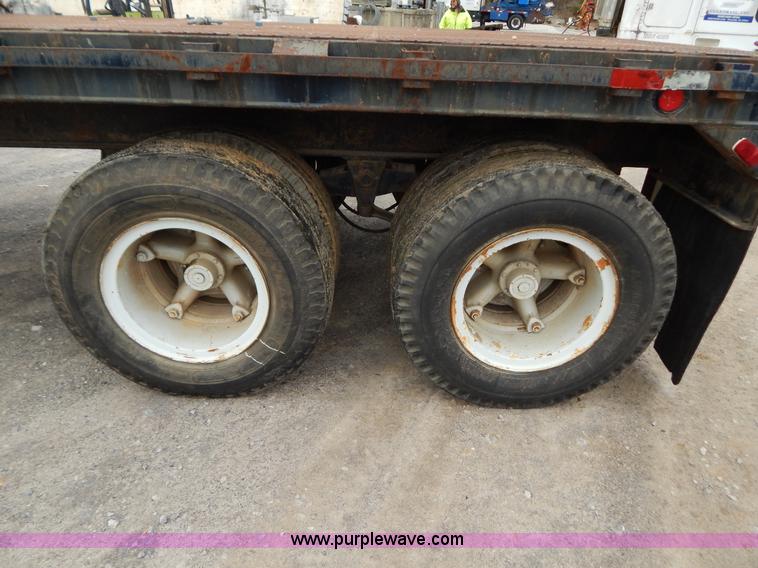 image for item I1221 1965 Trailmobile flatbed trailer