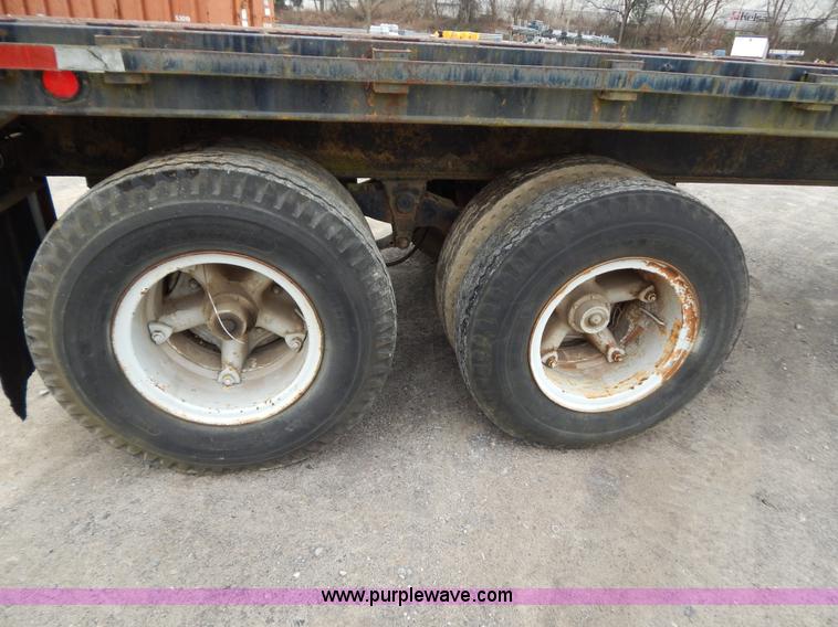 image for item I1221 1965 Trailmobile flatbed trailer