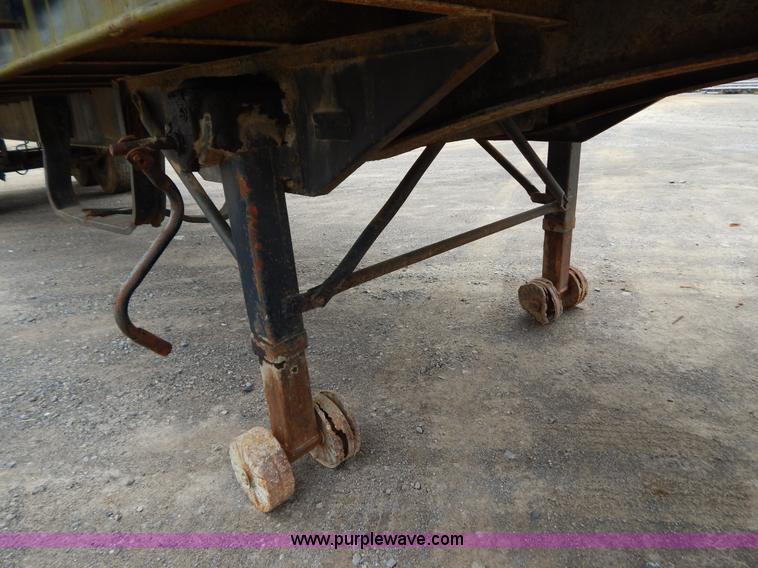 image for item I1221 1965 Trailmobile flatbed trailer