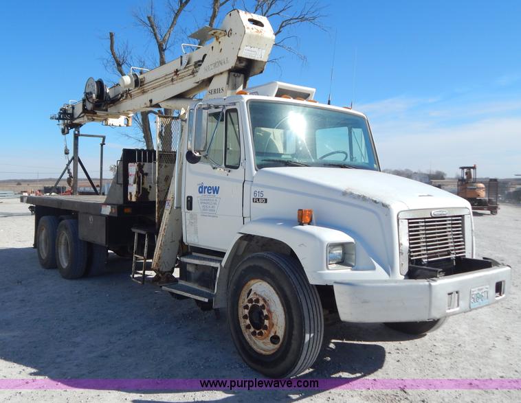 image for item I1237 1998 Freightliner FL80 crane truck