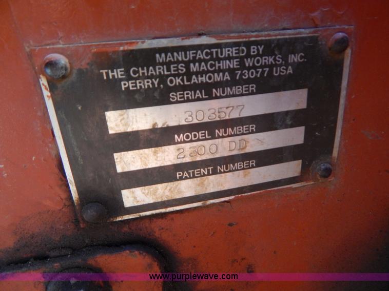 image for item I1243 Ditch Witch 2300DD trencher