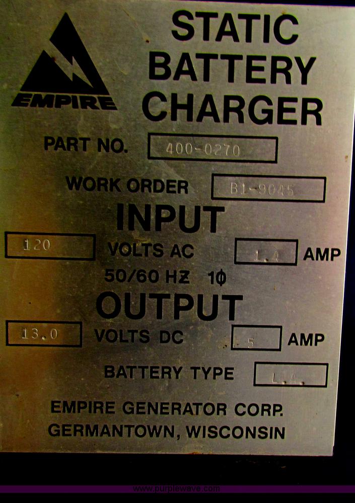 image for item AJ9481 Empire generator