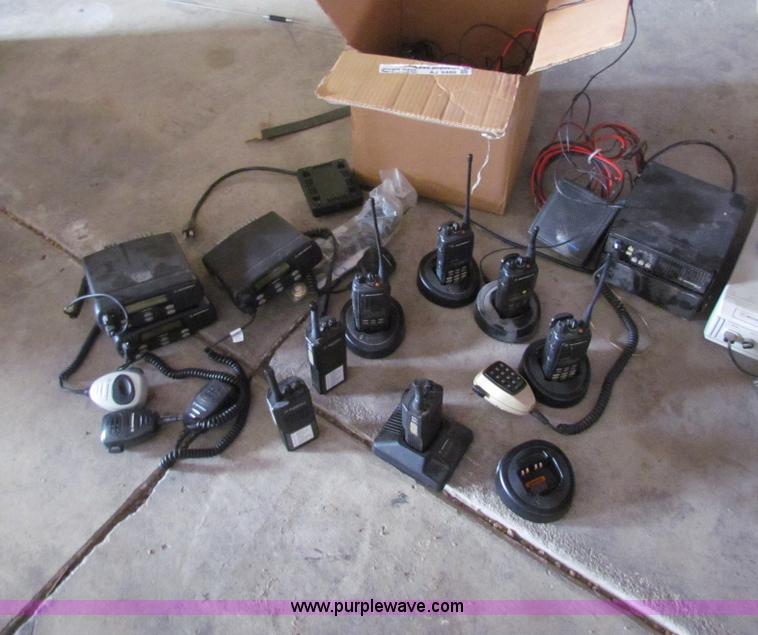 image for item AJ9489 (3) Motorola CDM1250 mobile radios