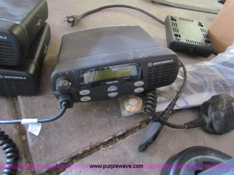 image for item AJ9489 (3) Motorola CDM1250 mobile radios