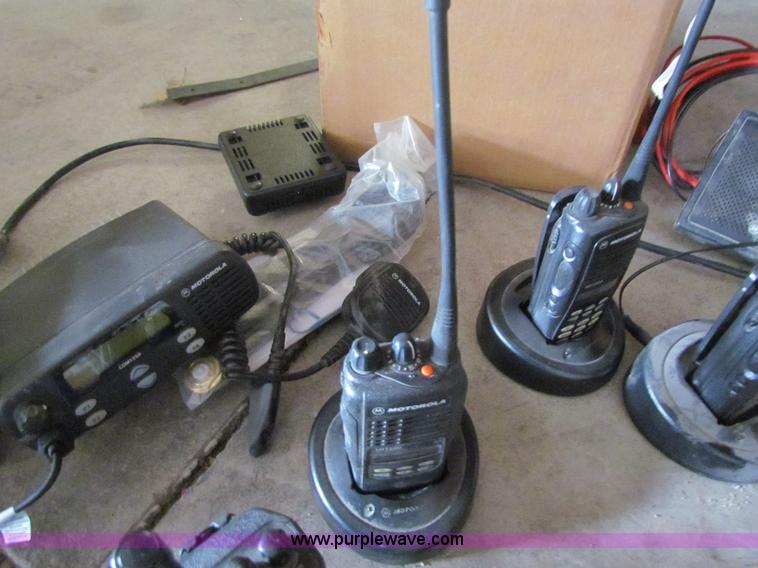 image for item AJ9489 (3) Motorola CDM1250 mobile radios