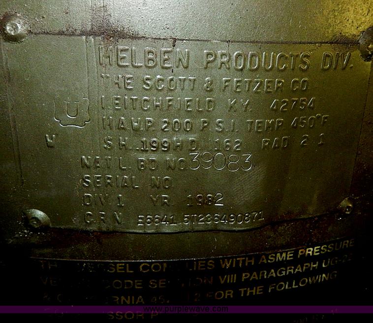 image for item AP9211 1982 Sears 80 gallon air compressor