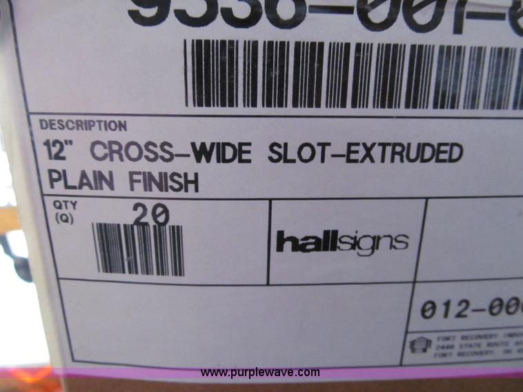 image for item AR9026 Approximately 600 blank metal signs