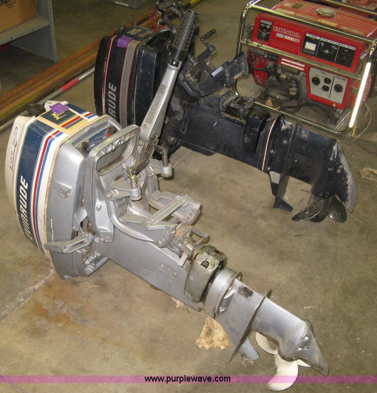 image for item AX9974 (2) Evinrude outboard boat engines