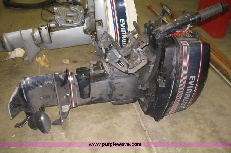 image for item AX9974 (2) Evinrude outboard boat engines