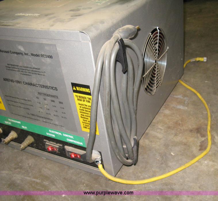 image for item AX9976 Airosol RC2400 refrigerant recovery unit