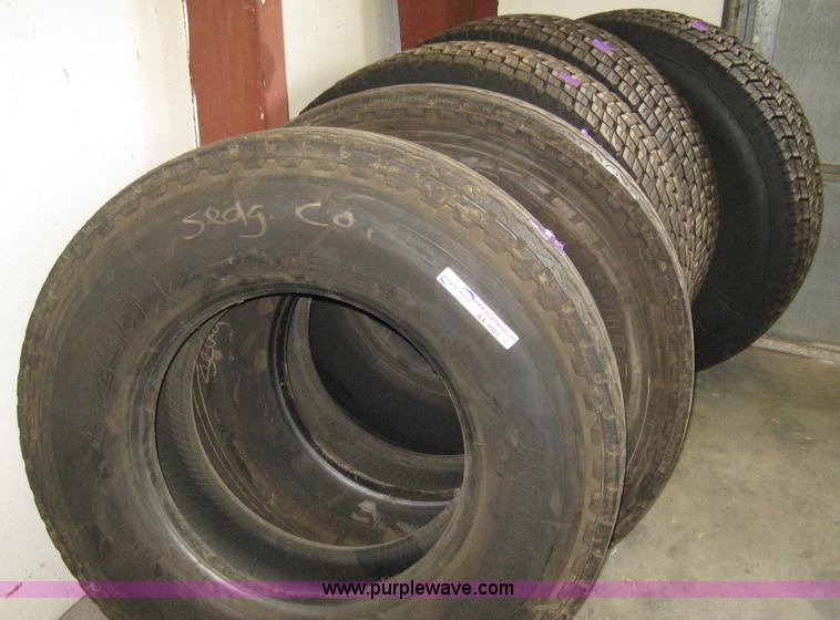 image for item AX9981 Assorted heavy truck tires