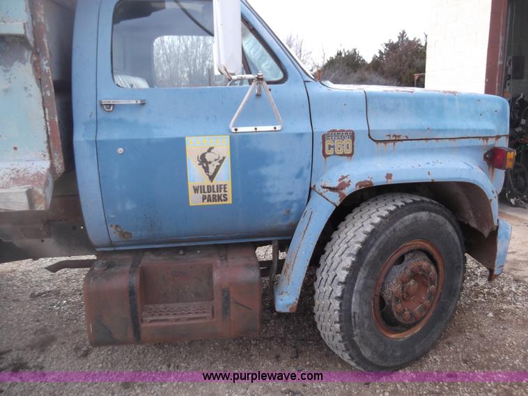 image for item C1763 1974 Chevrolet C60 dump truck