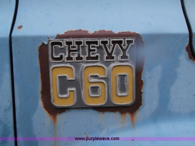 image for item C1763 1974 Chevrolet C60 dump truck
