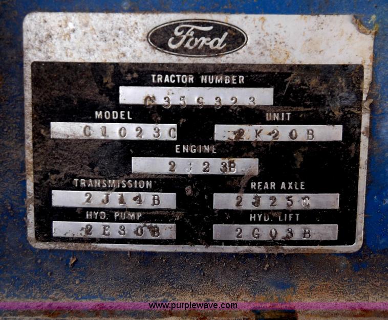 image for item C1766 Ford 3000 tractor