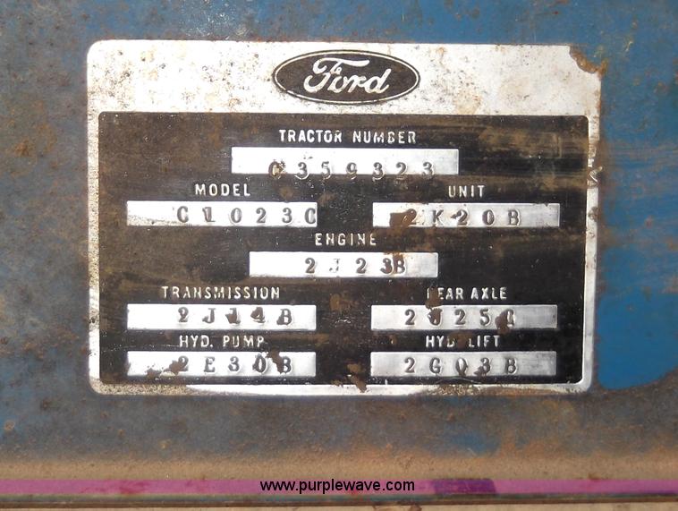 image for item C1766 Ford 3000 tractor
