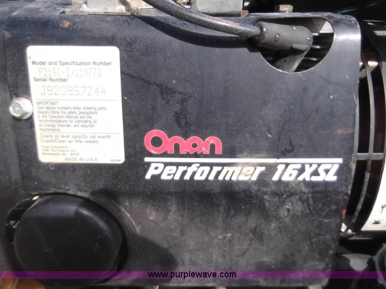 image for item C1767 Miller Bobcat 225G welder/generator