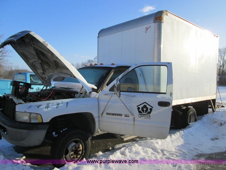 image for item C1830 1996 Dodge Ram 3500 LT box truck
