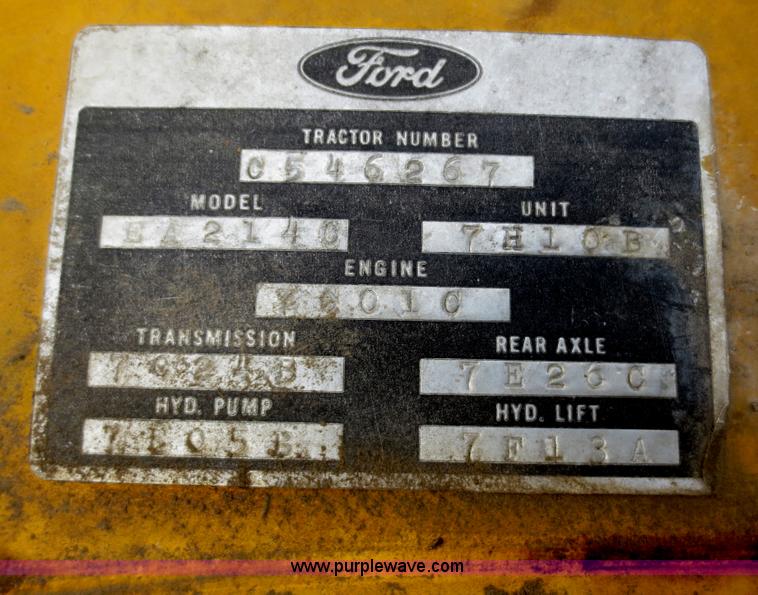 image for item F8135 1978 Ford Tiger Special 6600 tractor