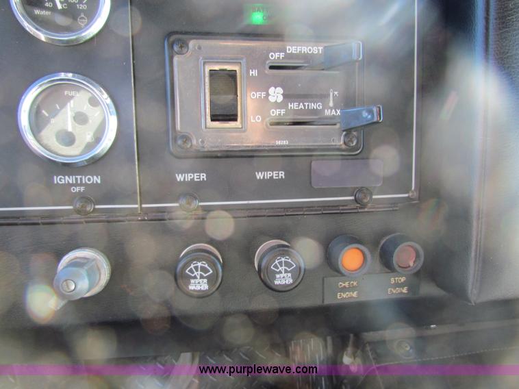 image for item G4498 1990 Pierce Smeal aerial fire truck