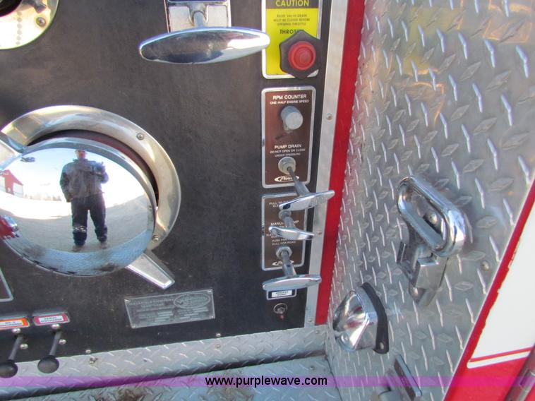 image for item G4498 1990 Pierce Smeal aerial fire truck