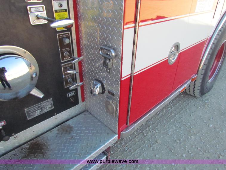 image for item G4498 1990 Pierce Smeal aerial fire truck