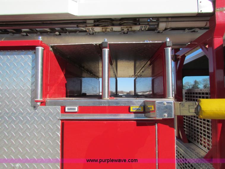 image for item G4498 1990 Pierce Smeal aerial fire truck