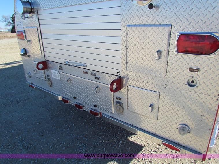 image for item G4498 1990 Pierce Smeal aerial fire truck