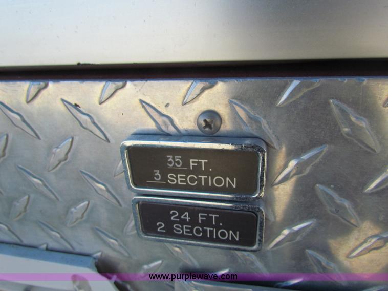 image for item G4498 1990 Pierce Smeal aerial fire truck