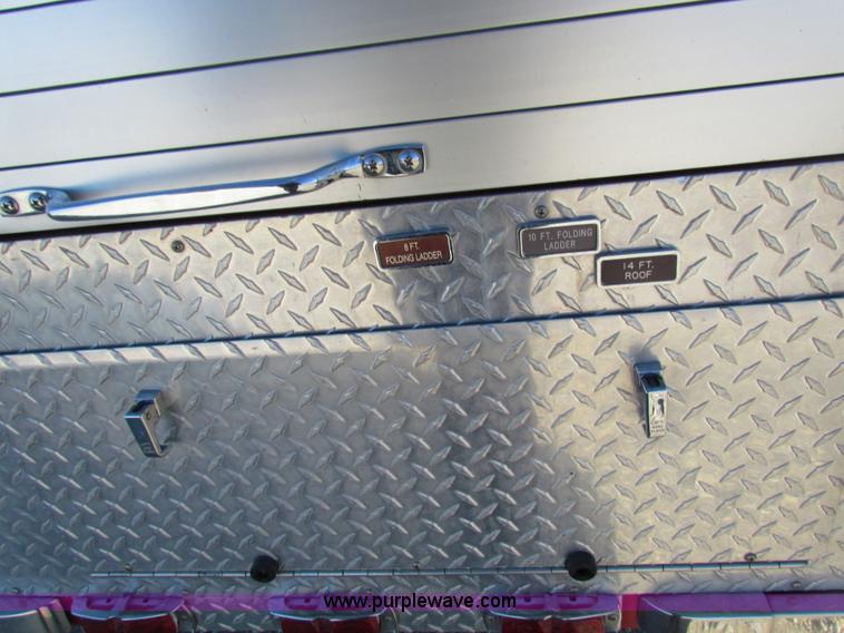 image for item G4498 1990 Pierce Smeal aerial fire truck