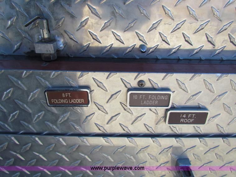 image for item G4498 1990 Pierce Smeal aerial fire truck