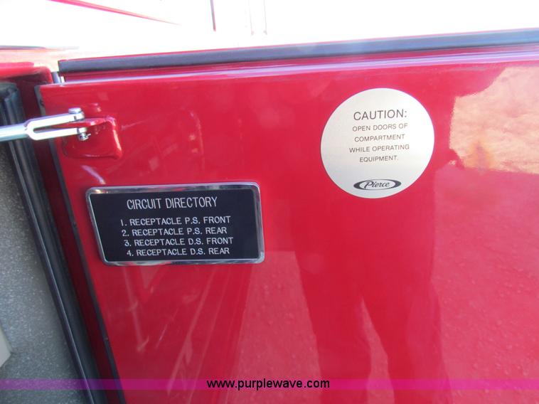 image for item G4498 1990 Pierce Smeal aerial fire truck