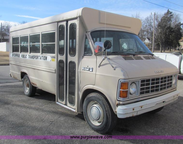 image for item G9588 1983 Dodge B350 transit vehicle
