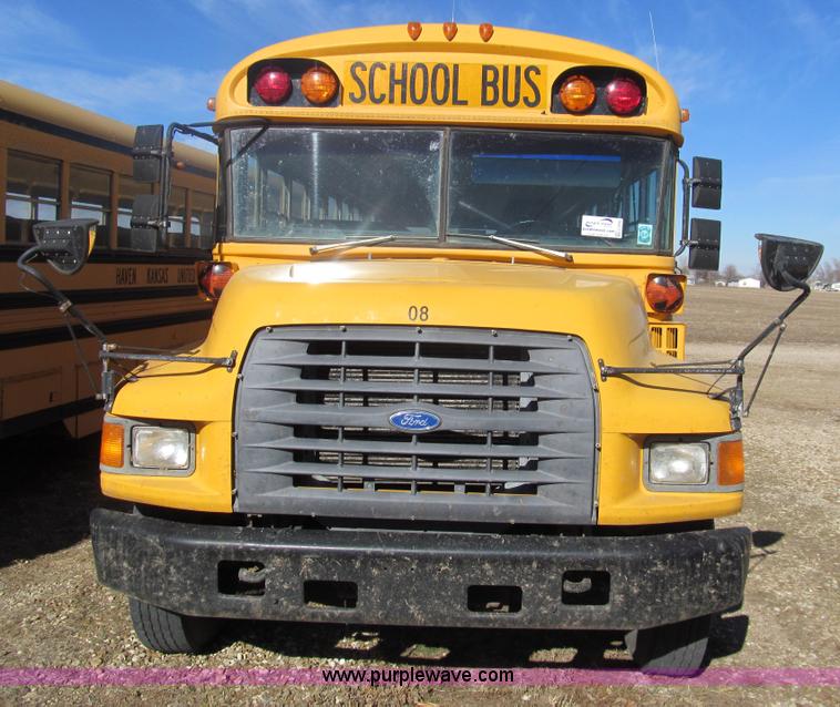 image for item G9590 1997 Ford B800 Blue Bird school bus