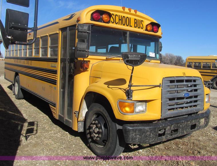 image for item G9590 1997 Ford B800 Blue Bird school bus