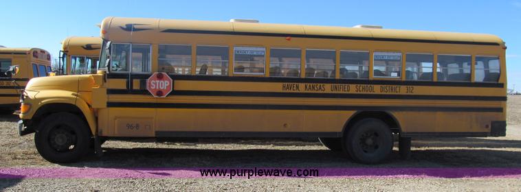 image for item G9590 1997 Ford B800 Blue Bird school bus