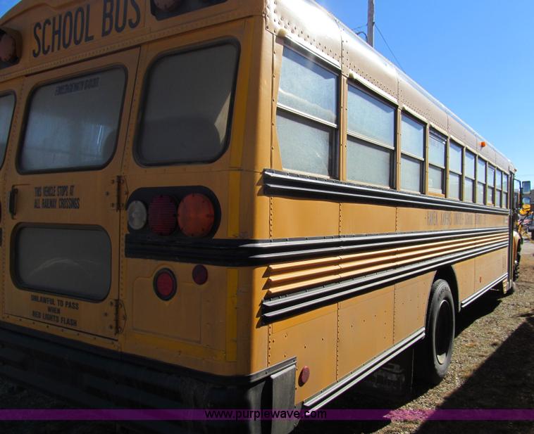 image for item G9590 1997 Ford B800 Blue Bird school bus
